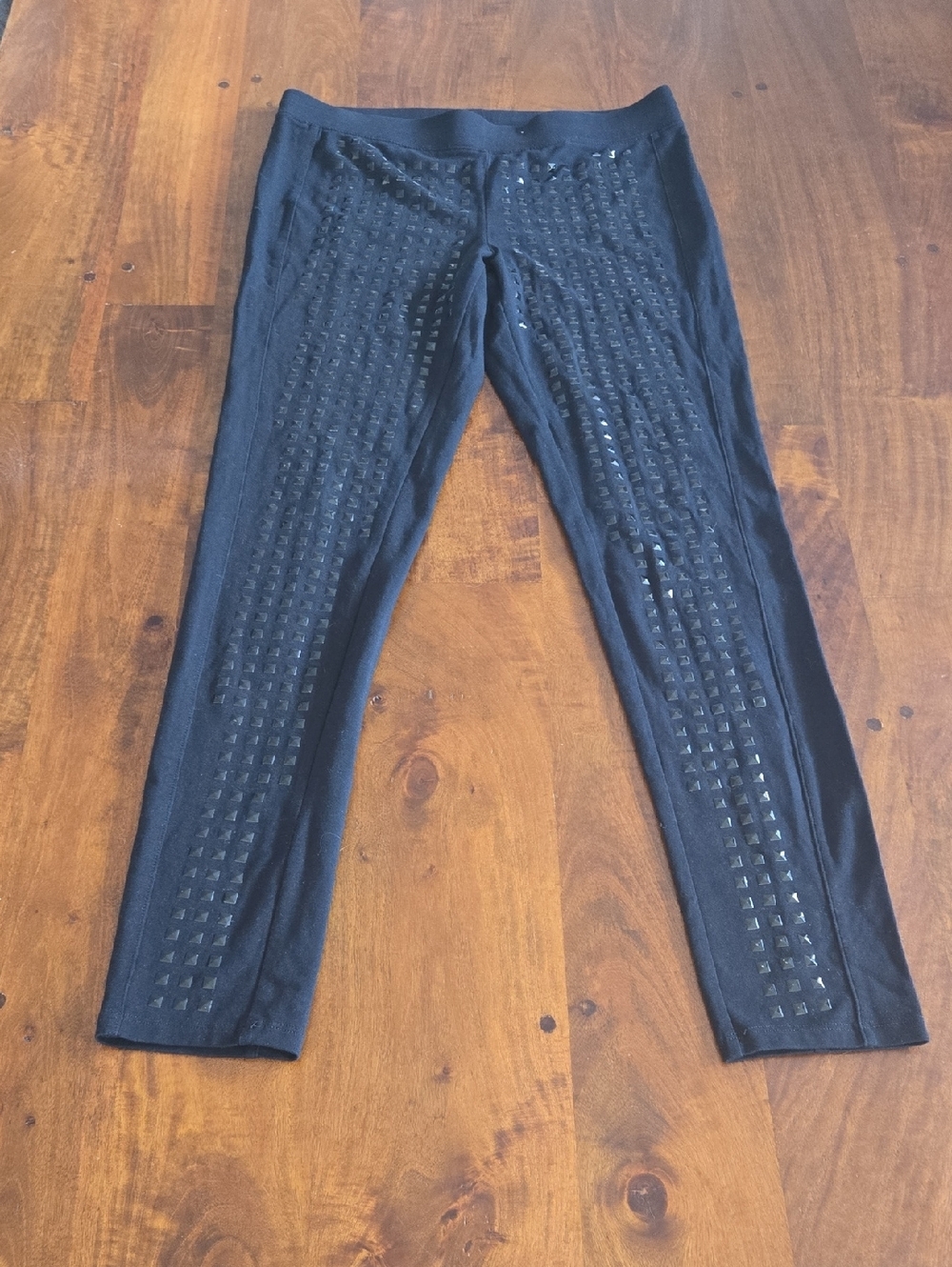Express Black Studded Leggings Size Small